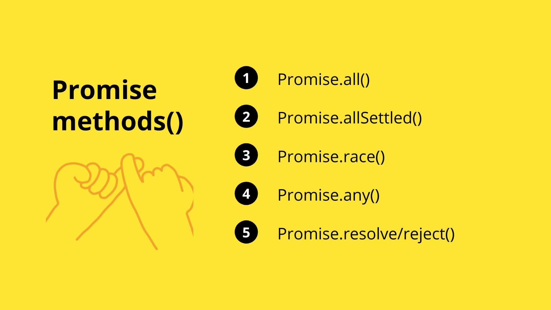 Understand Different Promise methods() in JavaScript